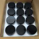 8 oz Amber Glass Candle Jars with Lids,12 Pack Airtight Candle Containers