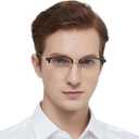 Progressive Multifocus Reading Glasses Men Women Ultralight Multifocal Presbyopic Glasses Bifocal Readers Glasses (Black Gold)