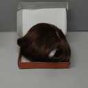 Haloo Brown Bob Wigs with Bangs Shoulder Length Straight Natural Looking Synthetic Heat Resistant Medium Hair Wigs for Women Daily Party, 16 Inch Light Brown