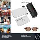 Retro Oval Sunglasses for Women Men Trendy Small Face Round Sunnies 90s Vintage Style UV400 Protection