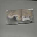 Rueesh 6 Pairs Breathable Women Warm Ruffle Ankle Socks Winter Cozy Knit Cotton Crew Socks Soft Thermal Frilly Calf Socks (White)