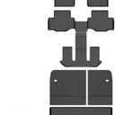 Floor Mats Backseat Cargo Liner for Mazda CX90 2024-2026 7 Seats