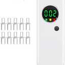 Breathalyzer for Home and Party Use,2026 Upgraded Accuracy Portable Breathalyzers with LCD Digital Display,Alcohol Tester with 10 Mouthpieces