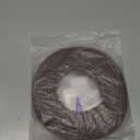 Brown Rubber Weather Stripping Door Seal Strip, D Shape Door Weather Seal Strip, Self-Adhesive Soundproofing Frame Insulation Tape for Doors Frame/Window Seal,Blocks Cold Drafts Noise (23 feet)