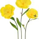 5.8 Ft Giant Artificial Flowers,Large Paper Flower,Huge Poppy Flowers Decoration for Wedding,Hotel,Office,Window Display and Home Farmhouse Decor(Yellow)