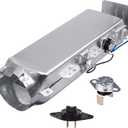 Dryer Heating Element Assembly Replaces fit for Samsung DV42H5000EW/A3 DVE45N5300W/A3 DV337AEG/XAA DVE45N5300V/A3 DV5451AEW/XAA DV48H7400EP/A2 DV42H5200EP/A3 DV448AEP/XAA DV419AEU/XAA DV419AEW/XAA