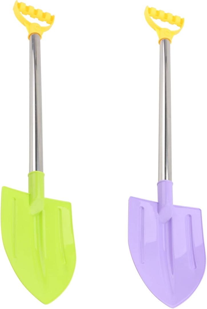HANABASS 2Pcs Beach Shovel Creative Sand Playthings for Outdoor Fun Shovels Random Colors for Gardening and Summer Activities Random Color