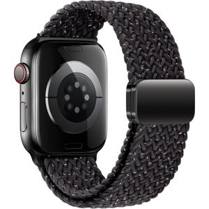 Mazoft Braided Bands With Magnetic Clasp Compatible with Apple Watch Band 44mm/45mm/46mm/49mm/(42mm-series 3 2 1)