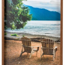 New View Lake House Shadow Box Set of 1