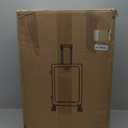 UrbanExplorer 20 Inch Carry On Luggage Aluminum Frame Airline Approved, Zipperless Luggage Carry On TSA Approved ABS+PC Hard Shell Suitcases, Lightweight Carry-On Suitcase with Cup Holder, Black