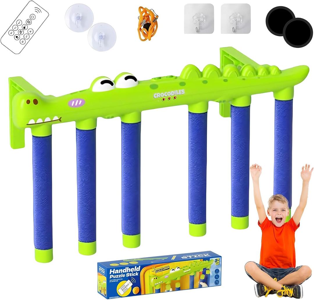 Reflex Drop Sticks Challenge Game, Reaction & Catching Sticks Game for Kids & Adults, 2026 New Hand-Eye Coordination Training Toy, 3 Adjustable Speeds, Family Party & Indoor Outdoor Fun (Green)