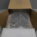 12.6" Glass Card Box Wedding Card Box with Lock for Wedding Reception Cosmetic Home Decor, Handmade Large Geometric Terrarium with Hinged Lid, Brass Frame - (Golden/Roof)