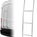 093TS Stainless Steel 3-Step Van Ladder Rear Step Ladder for Ford Transit Low Roof Vans 2014 2015 2016 2017 2018 2019 2020 2021 2022 2023 2024 2025