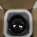 Kitchen Sponge Holder, Ceramic Dish Sponge Holder Kithen Sink Organizer Farmhouse Brush Holder Dish Rack for Bathroom, Kitchen, Sink, Black (Barrel-type)