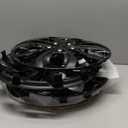 Premium Universal Hubcaps 16 inch, Compatible with Steel Wheels, Set of 4 (Glossy Black)