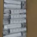 FOCUSLINE 50 Pack Jelly Shot Syringes, 2 OZ Capacity Plastic Shot Glasses, Durable Jelly Shot Syringes with Lid, Perfect for Halloween, Thanksgiving, Christmas