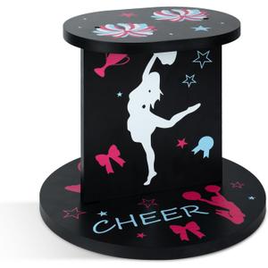 Heavy Cheerleading Balance Trainer, Wooden Flyer Stand Cheer Cheer Equipment Balance Trainer Versatile Cheer Stunt Training Equipment For Core Strength, Flexibility & Coordination