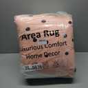 Area Rug 6x9, Large Vintage Boho Rug,Ultra-Soft Low Pile, Washable, Non Slip,Stain Resistant, Printed Carpet for Living Room Bedrooms Playroom Office Kitchen, Light/Floral