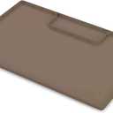 XDS 34''x22'' Cut to Fit Under Sink Mats,Silicone Under Sink Liner for Kitchen Cabinets, Preventing Drips, Leaks, Spills (Tan)