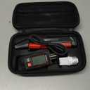 KAIWEETS Circuit Breaker Finder with LCD Display, GFCI Outlet Tester, Electrical Circuit Tracer Tool with NCV Test & Flashlight, Includes Carrying Case and Adapters- KT301P