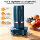 Purepod Produce Cleaner, Portable Capsule OH-ion Fruit & Vegetable Washer