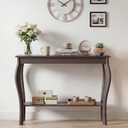 ChooChoo Narrow Console Table, Chic Accent Sofa Table, Entryway Table, Espresso