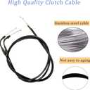 OuYi Motorcycle Throttle Cable Wire Compatible with Harley Sportster XL883 XL 883 XL1200 XL 1200 2002 2003 2004 2005 2006 2007 2008 2009 2010 2011 2012 2013 2014 (110cm)