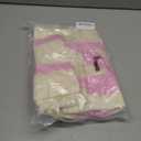 Sanwuta 6 Pcs Canvas Tote Bags Bulk with Outer Pocket Small Sublimation Blank Canvas Tote Reusable Grocery Bag for Women, DIY Craft (Pink)