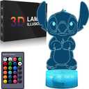 Cute Night Lights, Gifts Children's Room Decoration, Christmas Gifts, Children's Day Gift 3D LED Intelligent Remote Control Stuff