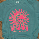 No Brand Summer Crop Shirt for Women Sky Blue XL