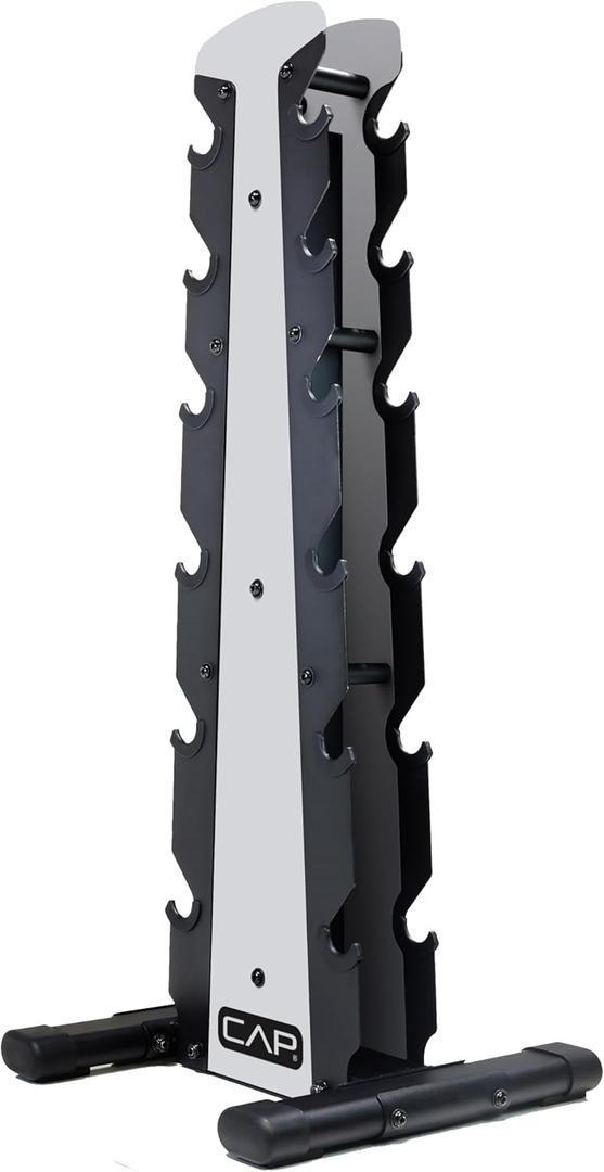 CAP Barbell Dumbbell storage Rack | Various Options (Silver)