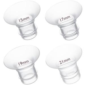 Momcozy Flange Insert 15/17/19/21mm Compatible with 17mm Flange/Shield of Most Pumps, Insert for Breast Pump Replacement Accessories, 3PCS