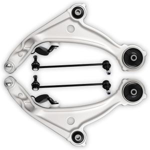 4PCS Front Lower Control Arm and Ball Joint Assembly Stabilizer Sway Bar End Link Compatible with Nissan 2007 2008 2009 2010 2011 2012 2013 Altima K620195 K620196 K750095 K750094