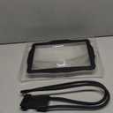 Large 10X Hands Free Magnifying Glass with Light for Reading Neck Wear Magnifier with Adjustable Brightness 50 Led Lights Flexible Gooseneck Full Book Page Magnifier for Seniors Low Vision Elderly