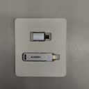 MFi Certified 128GB Photo Stick for iPhone Flash Drive,USB Memory Stick Thumb Drives High Speed USB Stick External Storage Compatible for iPhone/iPad/Android/PC (Silver)