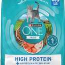 Purina ONE Plus High Protein Cat Food Dry Salmon and Ocean Whitefish Cat Skin and Coat Health Formula - 3.5 lb. Bag (EXP 03/01/27)