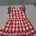 Gymboree Girls' and Toddler Flutter Sleeve Dresses (4T, Red Plaid)