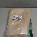 Hiasan Waterproof Tablecloth Rectangle - Washable Fabric Table Cloth for Dining Room Kitchen Birthday Party and Outdoor Use, Beige, 54 x 80 Inch