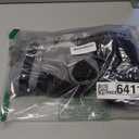 Kuoser Thick Dog Coat,Windproof Dog Jacket for Small Dogs, Warm Puppy Winter Coat Reflective Pet Cold Weather Coats with Zipper, Black S (S (PRIORITIZE BACK LENGTH: 12.2''))