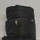 TOPDesign Puffer Tote Bag for Women, Lightweight Puffy Handbag with Compartments, Quilted Shoulder Bag for Work, Travel, Gym (Medium, Black)