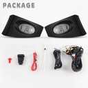 Fog Lights Lamps Assembly For 2006 2007 2008 Honda Fit Driver Passenger Replacement 1 Pair