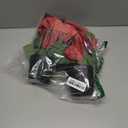 2 Pcs Small Fake Poinsettias Artificial Plants 11.8",4 Red Velvet Heads Faux Christmas Flowers in Pot for Home Office Table Indoor Christmas Winter Decorations