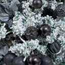 XmasExp 16ct Christmas Ball Ornaments Shatterproof Xmas Tree Hanging Balls Halloween Decorations Perfect for Holiday Wedding Christmas Halloween Decor(3.15", Black)