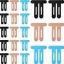21pcs Precut Kinesiology Tape for Knees, Breathable Cotton Kinetic Knee Support Tape Waterproof Athletic Muscle Elastic Strips Stickers Stability and Muscle Support Patches