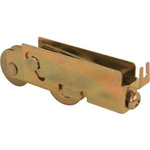 Prime-Line D 1551 1-1/4 In. Steel Ball Bearing, C-Tab, Sliding Door Tandem Roller Assembly, for Pacific and Elco Doors (Single Pack)