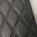 Eaglecover Center Console Cover for Dodge Ram 1500 2019-2026, Vinyl Leather Interior Accessories, Car Armrest Cushion Pad, Anti-Scratch, Black-Black Stitch