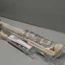 Retractable Safety Baby Gate or Mesh Dog Gate,Durable Portable Mesh Retractable Gate,Easy to Use for Stairs, Doorways, Hallways, Indoor, Outdoor, 33.5" Tall, Up to 45" Wide, Cream