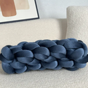 1pc Creative Spandex Twisted Cornrow Cushion, Modern Handmade Home Throw Pillow, Suitable for Bedroom, Sofa, Living Room, Bed, Office