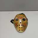 CASA CLAUSI Costume Mask Kid Mask for 3 to 8 Years Old Kids Cosplay Halloween Prop Hockey Party Yellow