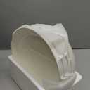 MALACASA 10" Large Pasta Bowls, 56 OZ White Salad Bowls Soup Bowls, Porcelain Serving Bowls Set of 4, Large Kitchen Bowl Plates Pasta Plates, Microwave & Dishwasher Safe, Series REGULAR